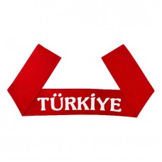 Türkiye Yazılı Atkı 17x140 cm (Saçaksız) Türkiye Yazılı Atkı 17x140 cm (Saçaksız)