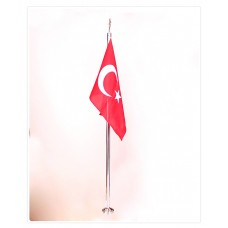 Şehitlik Krom Bayrak Direği (110 cm)