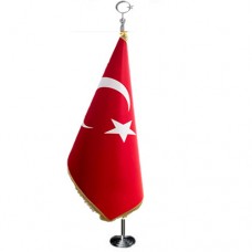 Krom Makam Bayrağı SİMLİ  225 cm
