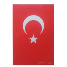 Kartpostal Bayrak 11x17 cm (10 Lu )