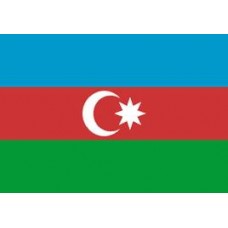 Azerbaycan Bayrağı 30*45 cm (Saten)