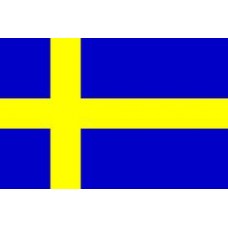 İsveç  Bayrağı 30x45 cm (Saten)