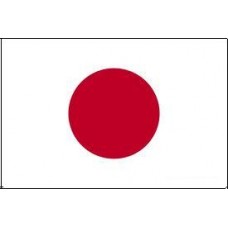 Japonya Bayrağı 30x45 cm (Saten)