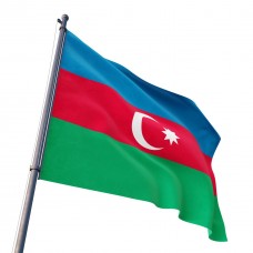 Azerbaycan Bayrağı-70x105 cm