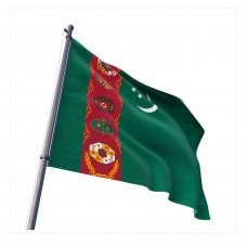 Türkmenistan Devlet Bayrağı 100x150