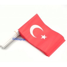 Kağıt Bayrak-Türk bayrağı  ( 40'Li) Büyük Boy