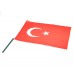 Sopalı Türk Bayrağı 30x45 cm (ince kumaş)