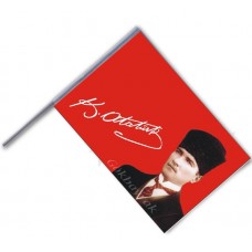  kemal Atatürk imzalı bayrağı (30x45 cm)