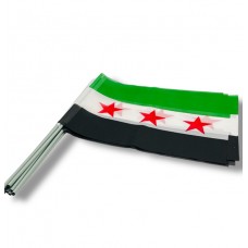 Sopalı Suriye Bayrağı 40x60 cm 